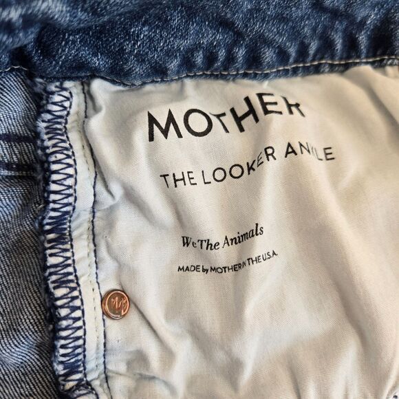 Mother The Looker Skinny Jeans 29 Dark Wash High Rise Slim Classic Minimalist - Picture 12 of 16
